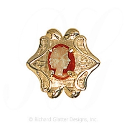 GS499 CAM - 14 Karat Gold Cameo Slide 